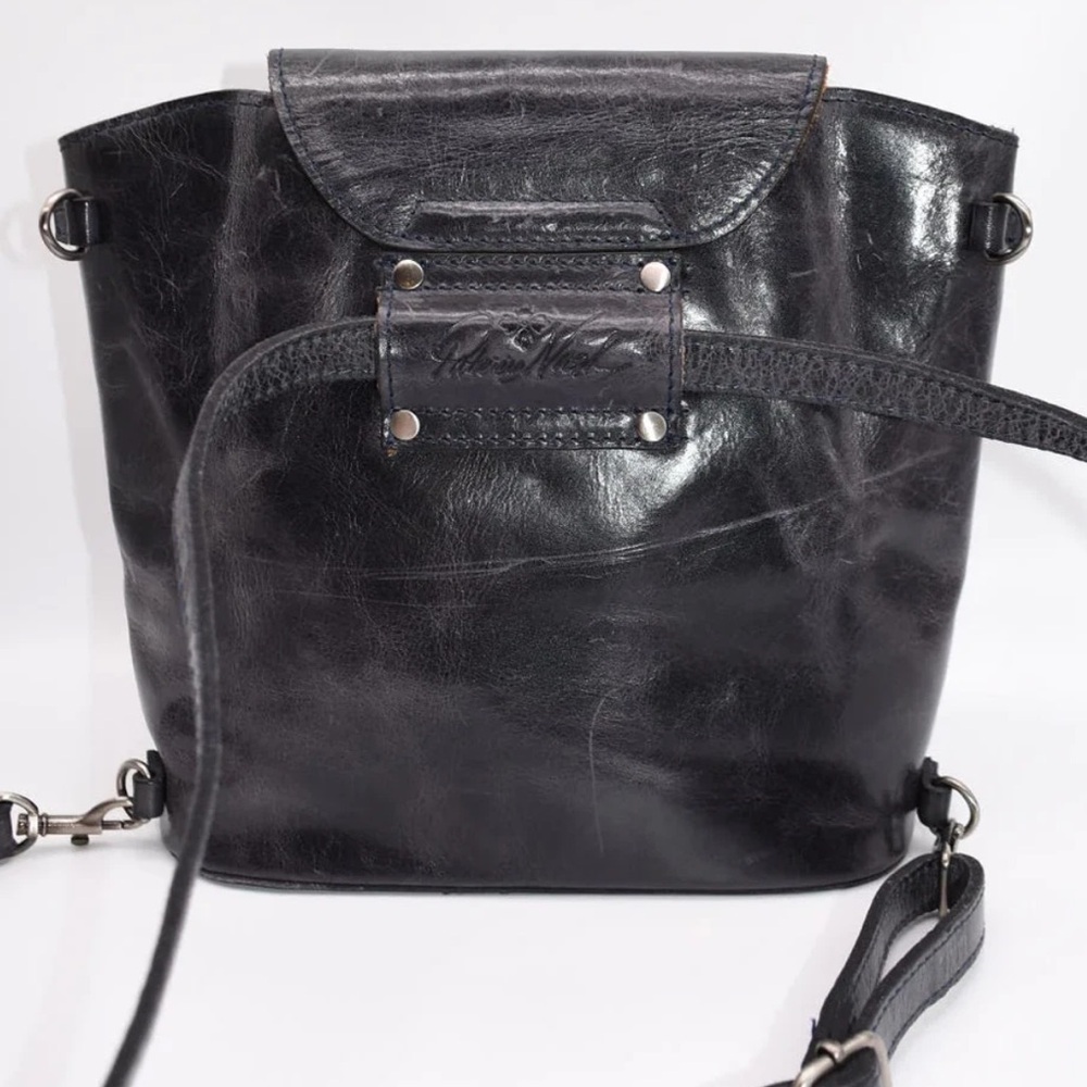 PATRICIA NASH BELLISSIMI CONVERTIBLE BACKPACK DISTRESSED GLAZE COLOR - Picture 5 of 16